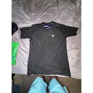 Kewlioo Sauna Shirt Men's Size L Black Heat Trapping Sweat Compression T-Shirt